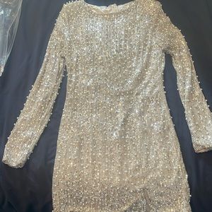 Sequin and Pearl Dress-Vici Brand
